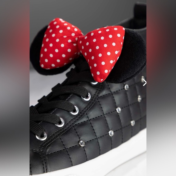 NWT Ground Up Disney Minnie Mouse Hi-top sneakers women size 11 - Picture 3 of 12